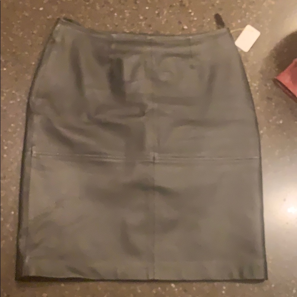Leather skirt